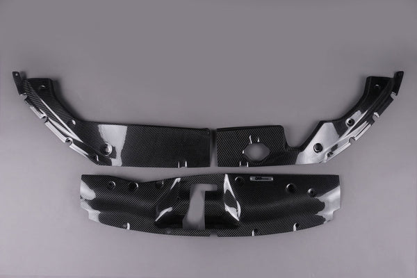 2016-2020 Honda Civic Cooling Plates (3 Pieces)- Carbon Fiber